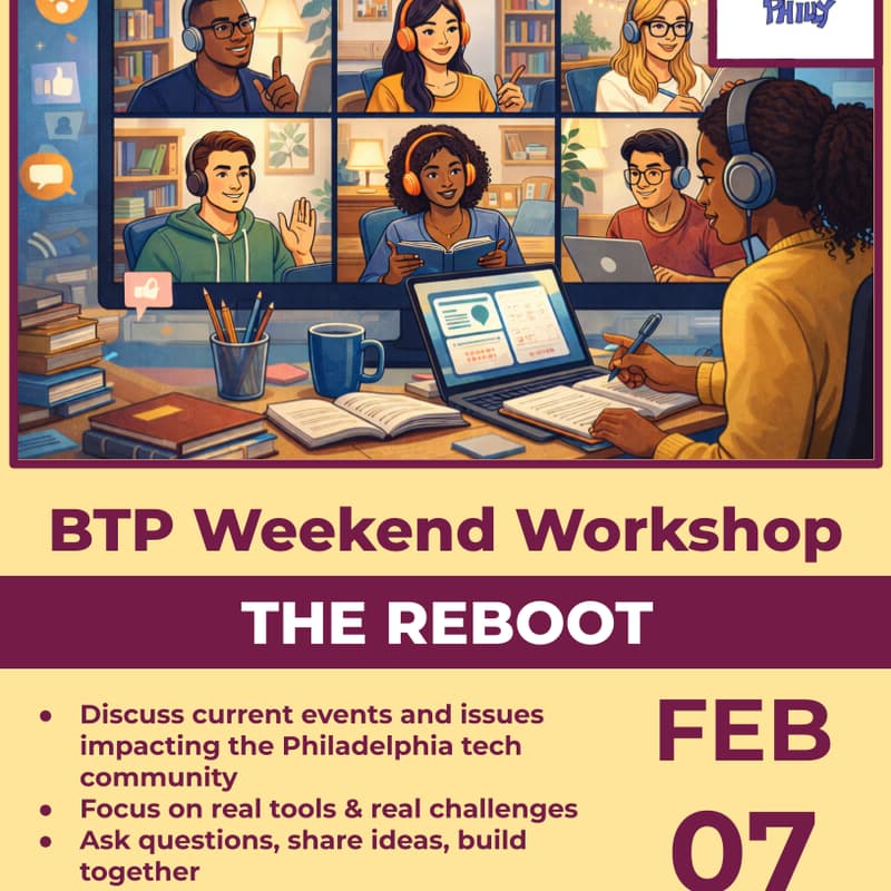 Cover Image for BTP Weekend Workshop: The Reboot
