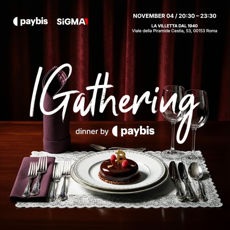 Cover Image for IGathering dinner by Paybis @SIGMA Rome