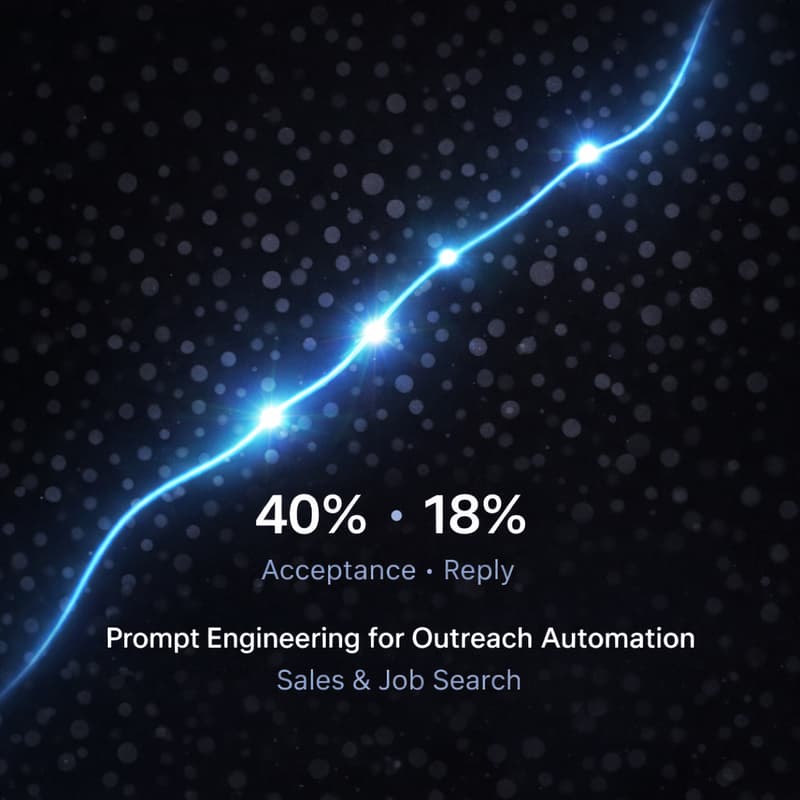 Cover Image for Prompt Engineering for Outreach (18% Reply Rate, for Sales & Job Search Automation)