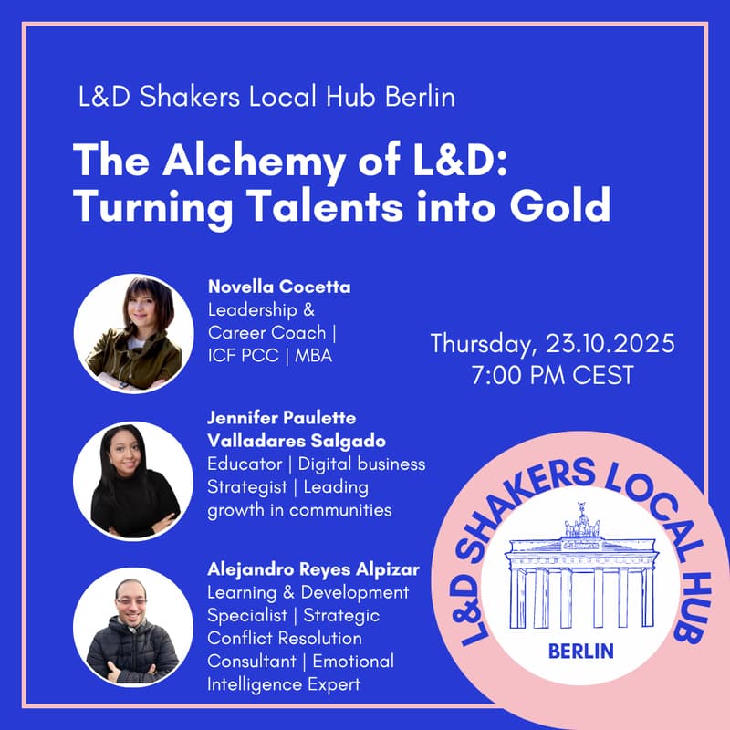 Cover Image for Local Hub Berlin: The Alchemy of L&D - Turning Talents into Gold