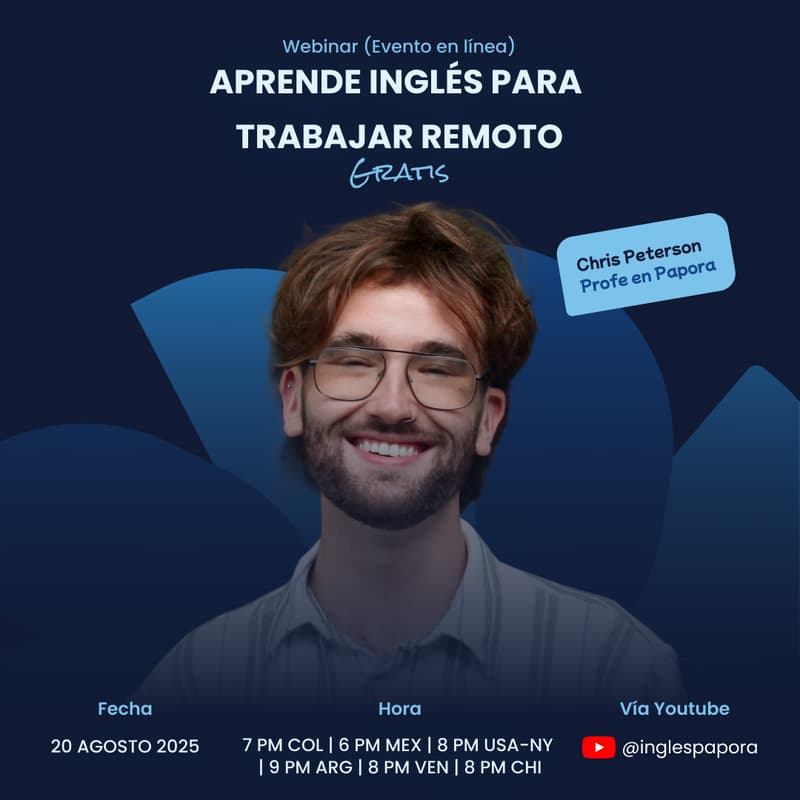 Cover Image for Webinar: Aprende inglés para trabajar remoto 🚀