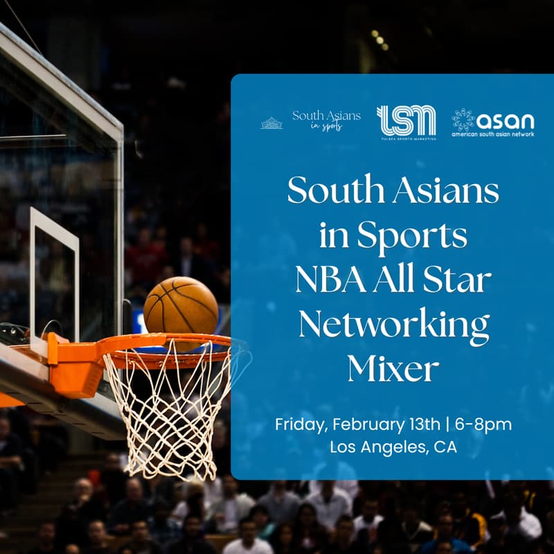 Cover Image for South Asians in Sports - NBA All-Star Networking Mixer