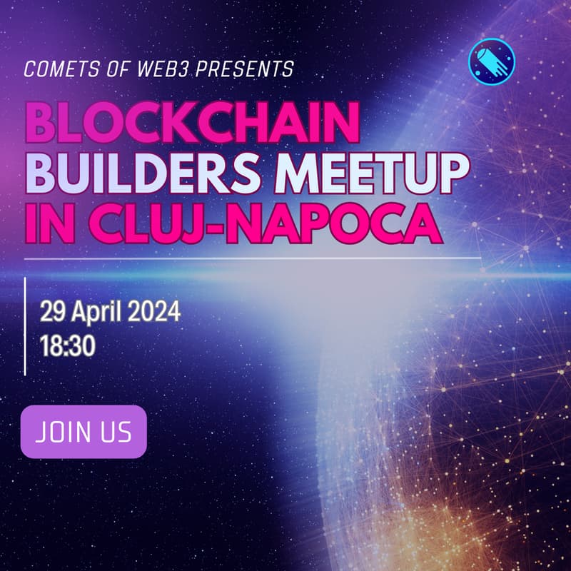 Cover Image for Blockchain Builders Meetup in Cluj-Napoca