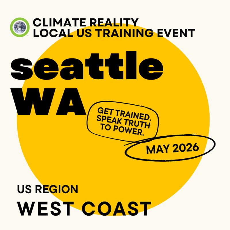 Cover Image for Seattle, WA - Climate Reality Local Training Event