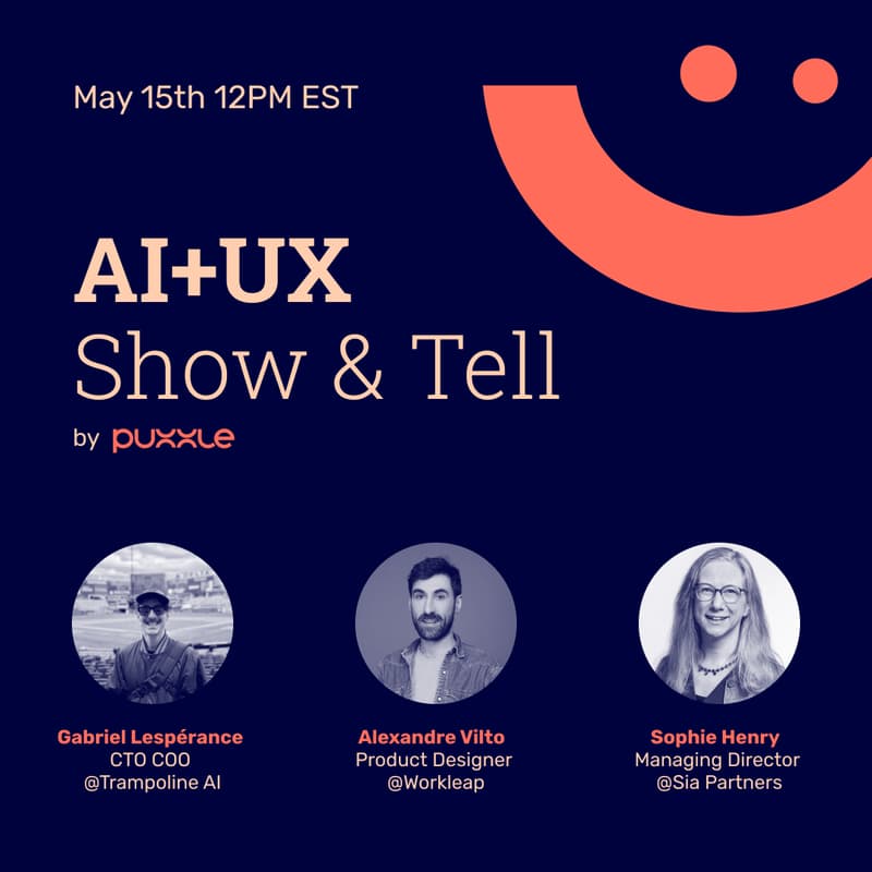 Cover Image for AI+UX Show & Tell