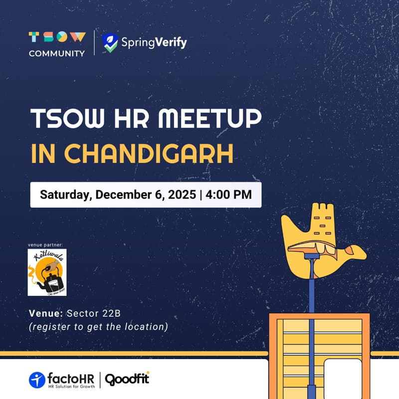 Cover Image for TSOW HR Meetup in Chandigarh