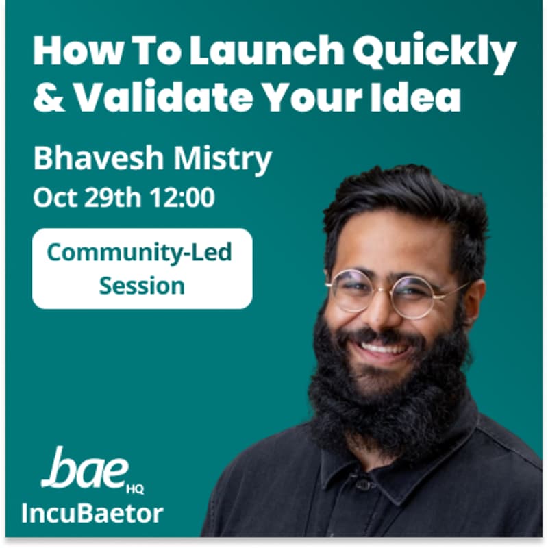Cover Image for How To Launch Quickly & Validate Your Idea