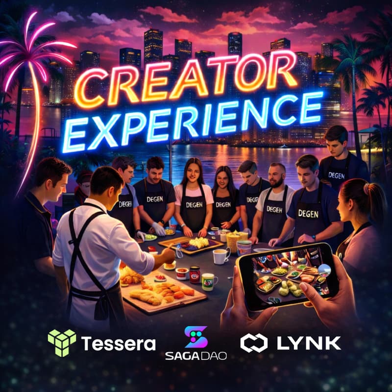 Cover Image for Creator Sushi Making w/ Tessera, SagaDAO, & LYNK