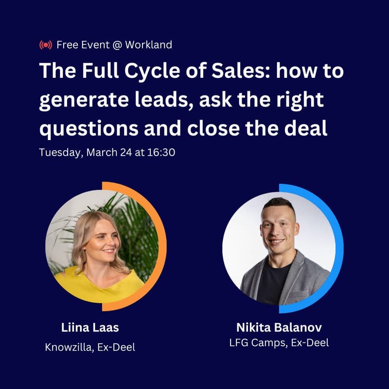 Cover Image for The Full Cycle of Sales @ Workland Fahle