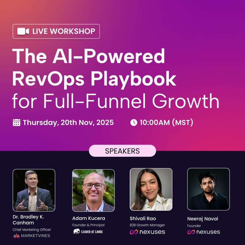 Cover Image for The AI-Powered RevOps Playbook for Full-Funnel Growth