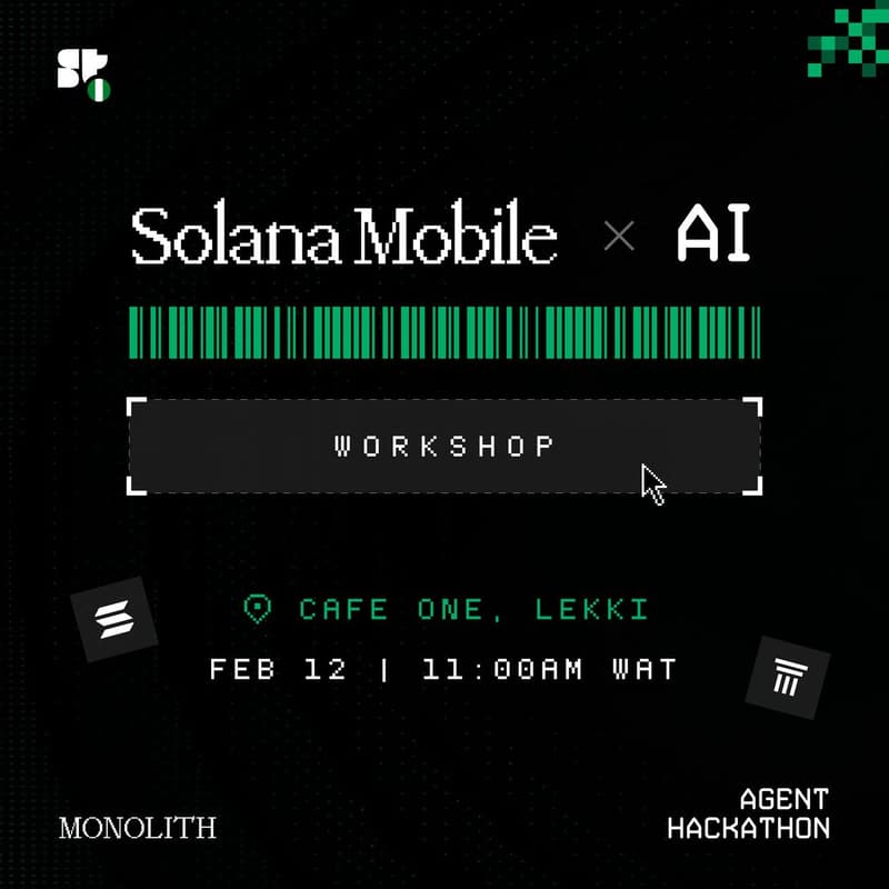 Cover Image for Solana Mobile x AI Workshop {LAGOS}