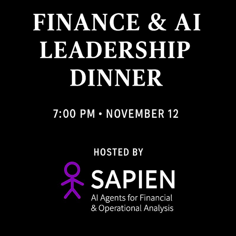 Cover Image for Finance Leadership Dinner