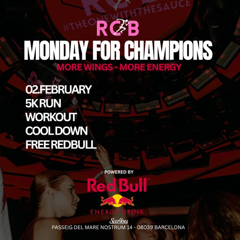Cover Image for RCB MONDAY FOR CHAMPIONS x RED BULL