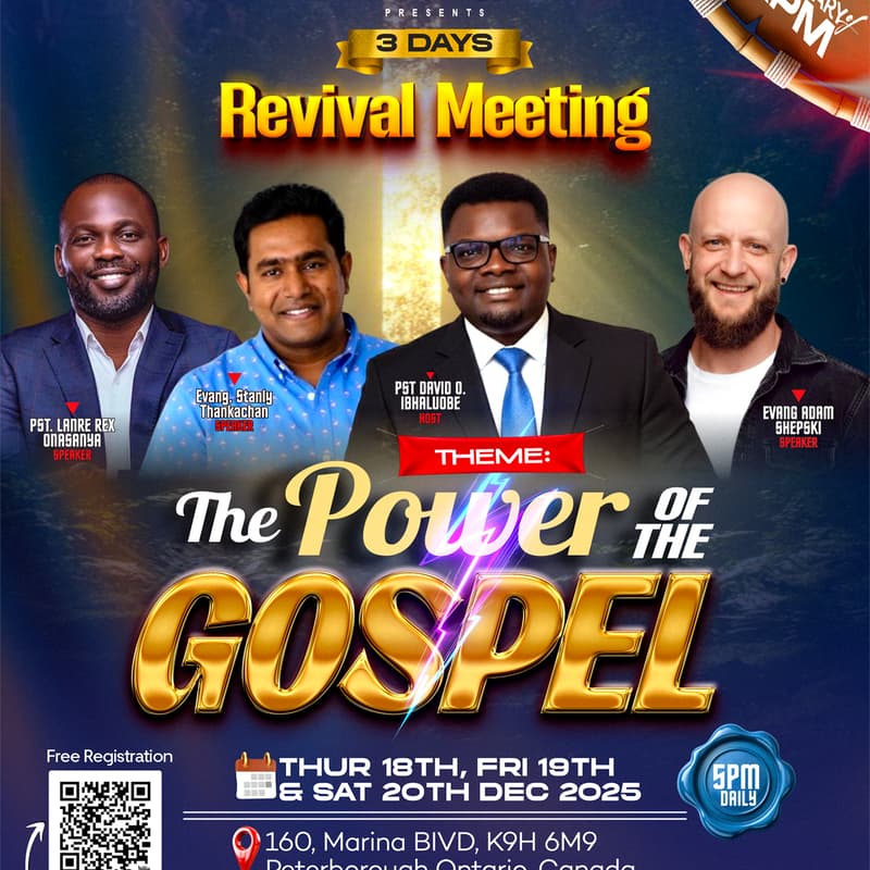 Cover Image for TRPM 3 Days Revival Meeting