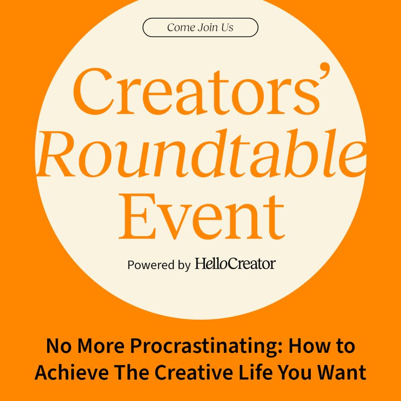 Cover Image for "No More Procrastinating": HelloCreator's Roundtable with Podcast Creator and Digital Marketing Coach Barb Davids