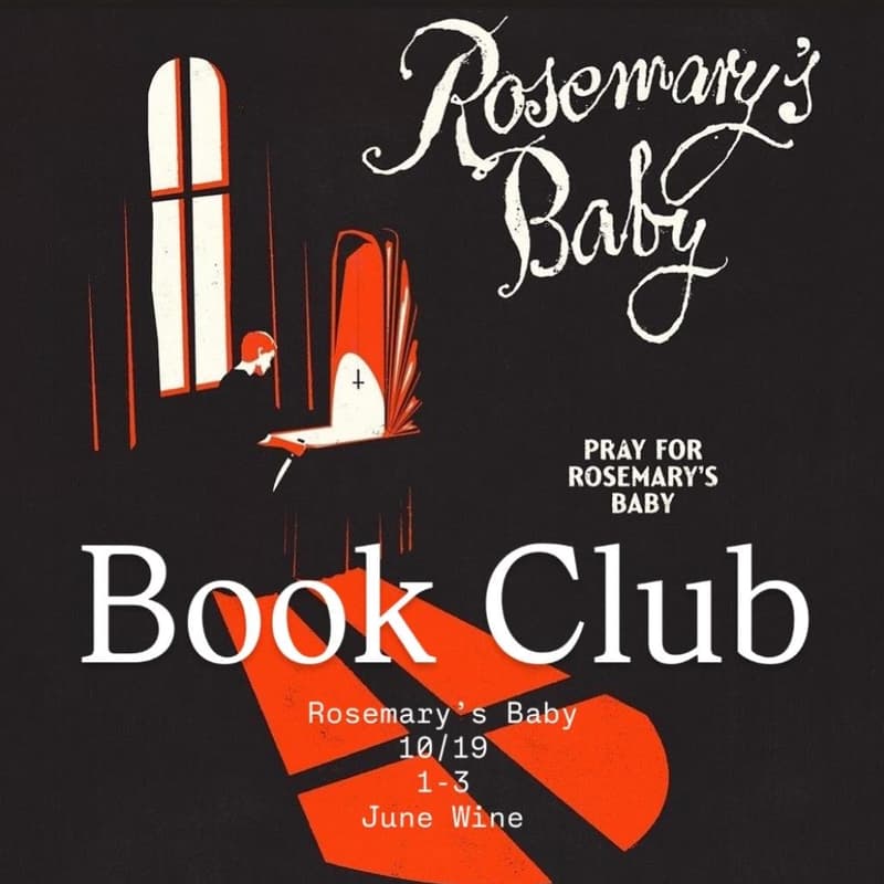 Cover Image for Book Club — Rosemary's Baby by Ira Levin