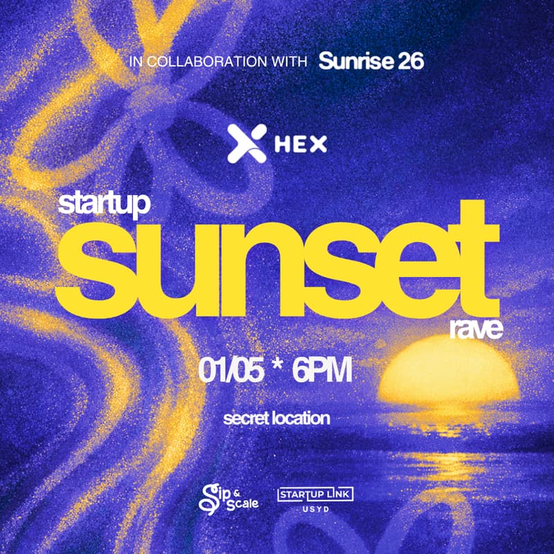 Cover Image for Startup Sunset Rave @ Sunrise26