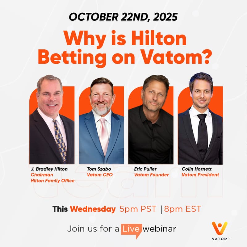 Cover Image for Why is Hilton Family Office betting on Vatom? Vatom Webinar