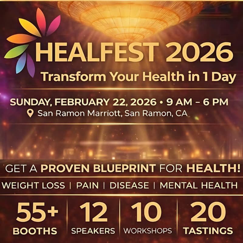 Cover Image for HEALFest 2026 - Reset Your Body- Reclaim Your Energy-Sponsored by Stanford Medicine Tri Valley and more
