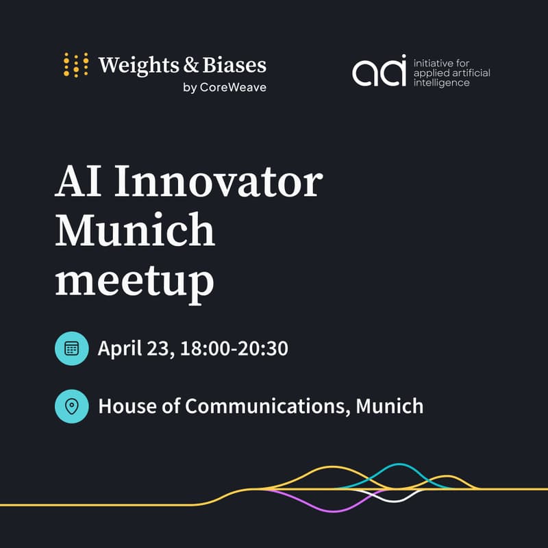 Cover Image for AI Innovator Munich with Weights & Biases × AppliedAI