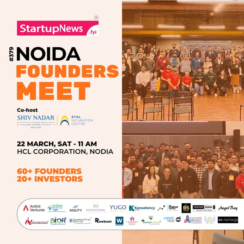 Cover Image for Founders Meet | Noida | Mar 22