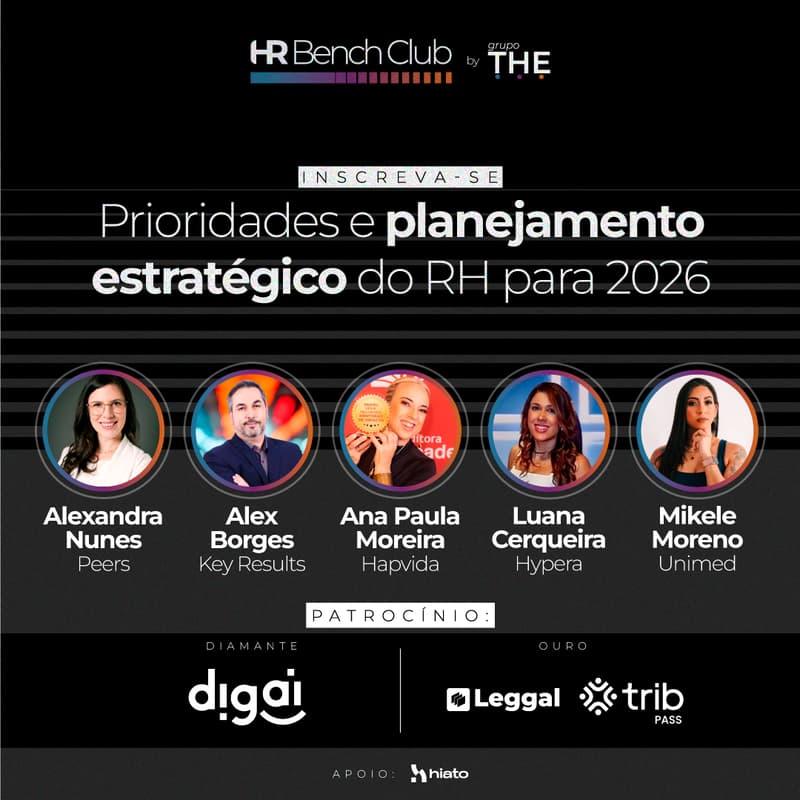 Cover Image for HR Bench Club by Grupo THE: Prioridades e Planejamento Estratégico do RH em 2026