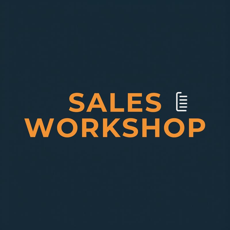 Cover Image for Sales Workshop