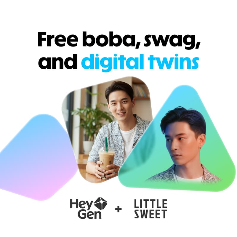 Cover Image for HeyGen's "Infinitely Me" Pop Up:  Create Your Digital Twin @ Little Sweet Boba