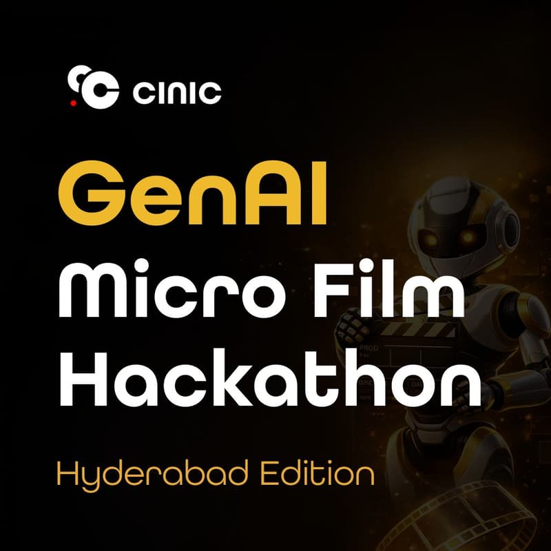 Cover Image for GenAI Micro Film Hackathon - Hyderabad Edition
