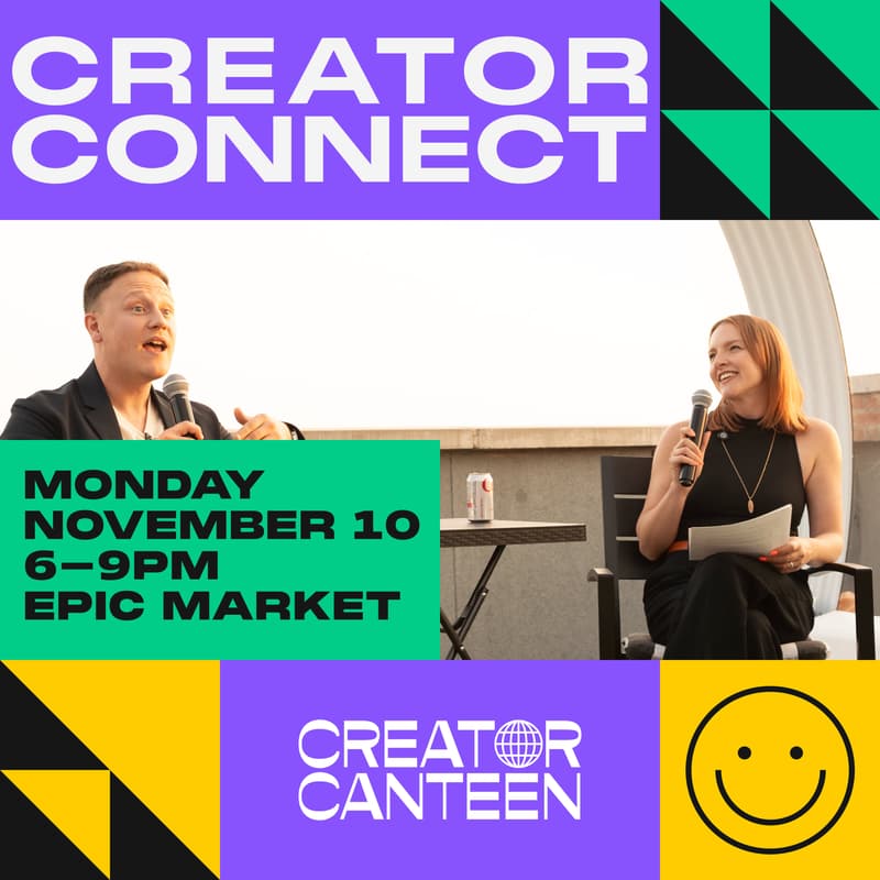 Cover Image for Creator Connect - Monthly Creative Meetup