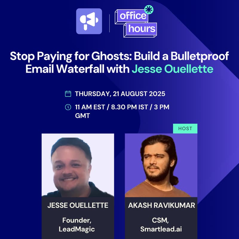 Cover Image for Stop Paying for Ghosts: Build a Bulletproof Email Waterfall with Jesse Ouellette