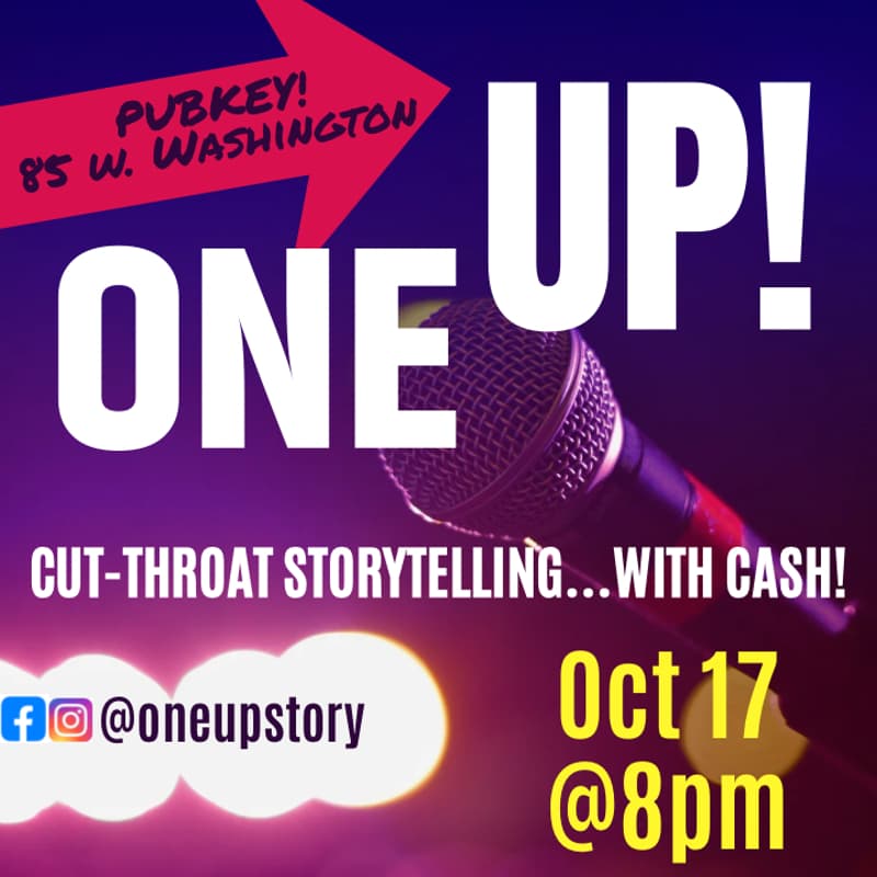 Cover Image for One UP! Cut-throat Storytelling...with CASH!