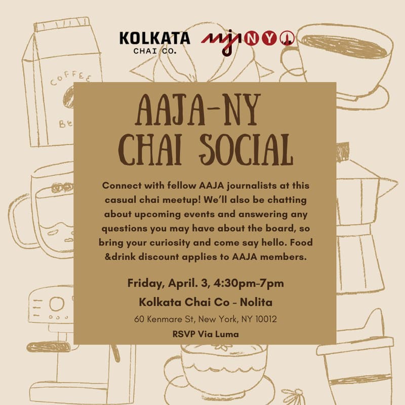 Cover Image for AAJA NY Chai Hours
