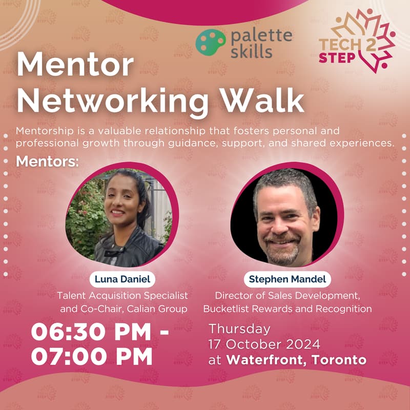 🌟 Palette Skills x Tech2Step Networking Meetup in Toronto! 🌟 · Luma