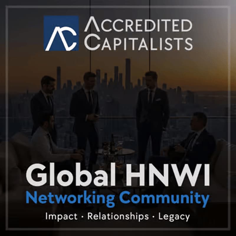 Cover Image for Accredited Capitalists' Houston - HNWI Investor Networking