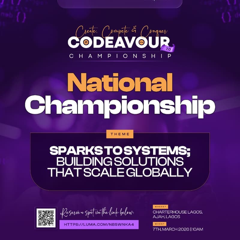 Cover Image for CODEAVOUR 7.0 NATIONAL CHAMPIONSHIP