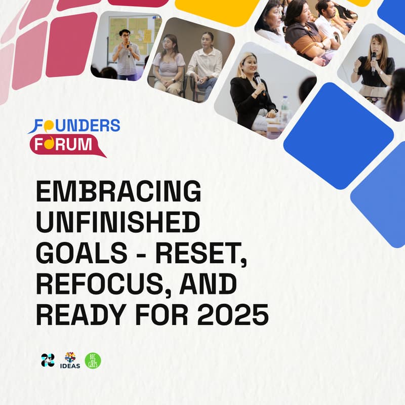 Cover Image for Founders Forum: Embracing Unfinished Goals - Reset, Refocus, and Ready for 2025!