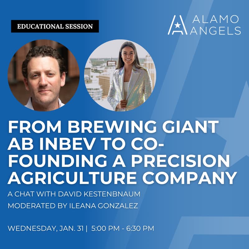 Cover Image for [Virtual] From Brewing Giant AB InBev to Co-Founding a Precision Agriculture Company: A Chat with David Kestenbaum