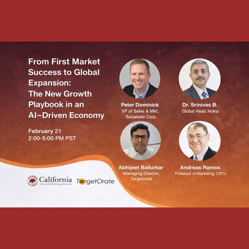 Cover Image for From First Market Success to Global Expansion