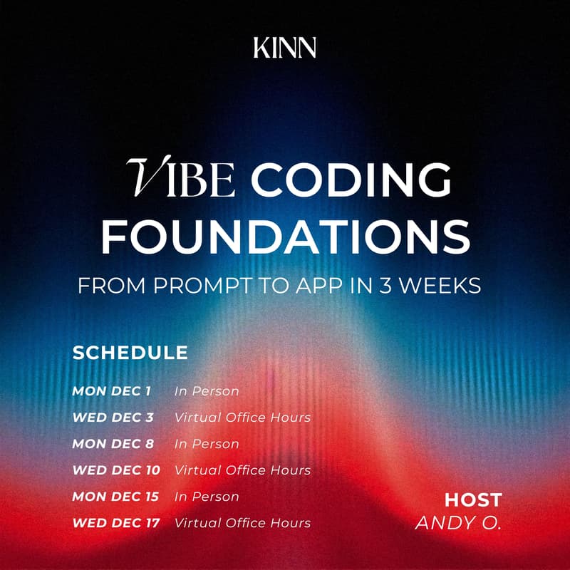 Cover Image for Vibe Coding Foundations: From Prompt to App in 3 Weeks