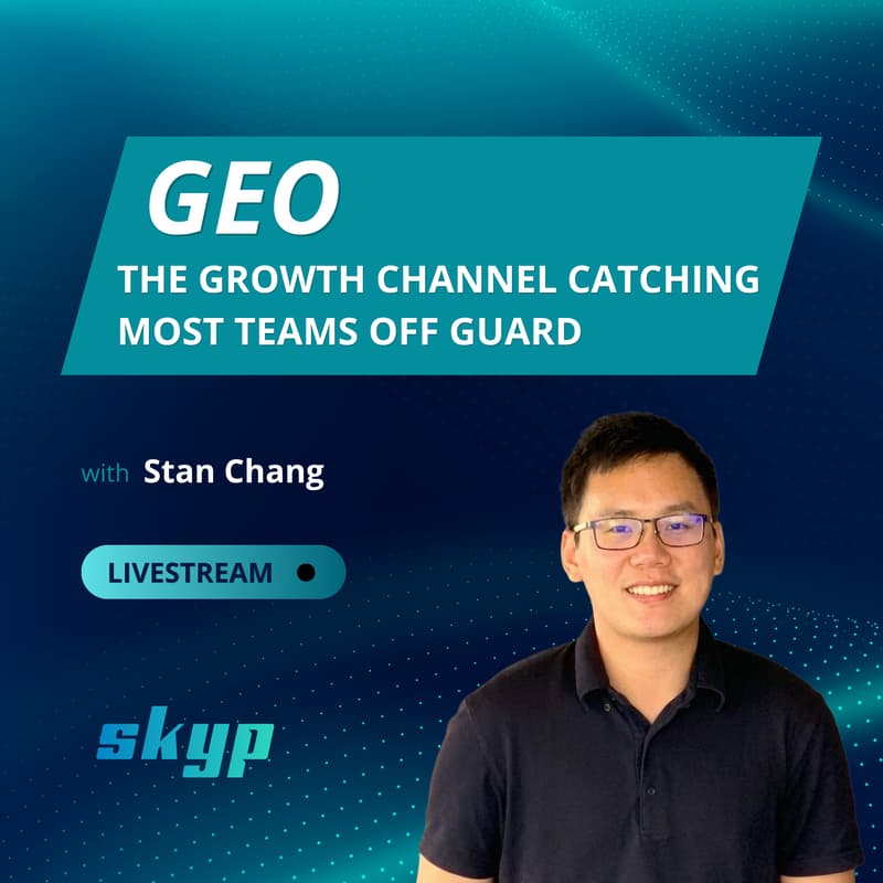 Cover Image for GEO: The Growth Channel Catching Most Teams Off Guard