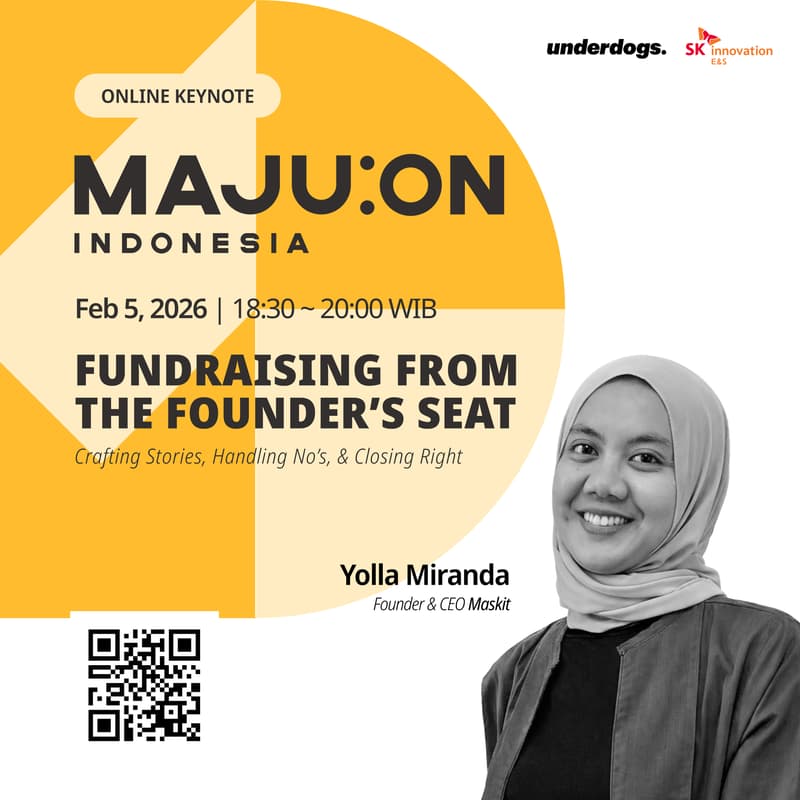 Cover Image for [MAJU:ON Keynote] Fundraising from the Founder’s Seat