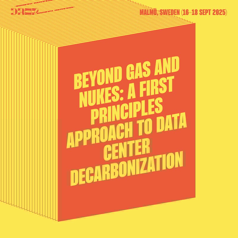 Cover Image for Beyond gas and nukes: a first principles approach to data center decarbonization