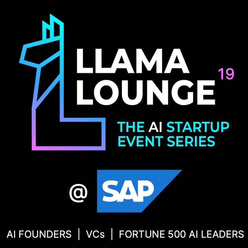 Cover Image for Llama Lounge 19: The AI Startup Event Series at SAP Palo Alto