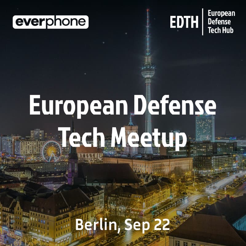 Cover Image for European Defense Tech Meetup – Berlin