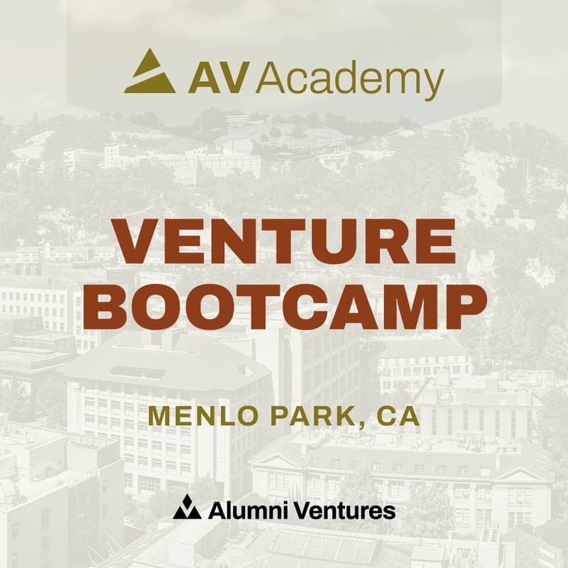 Cover Image for AV Academy Bootcamp: Menlo Park