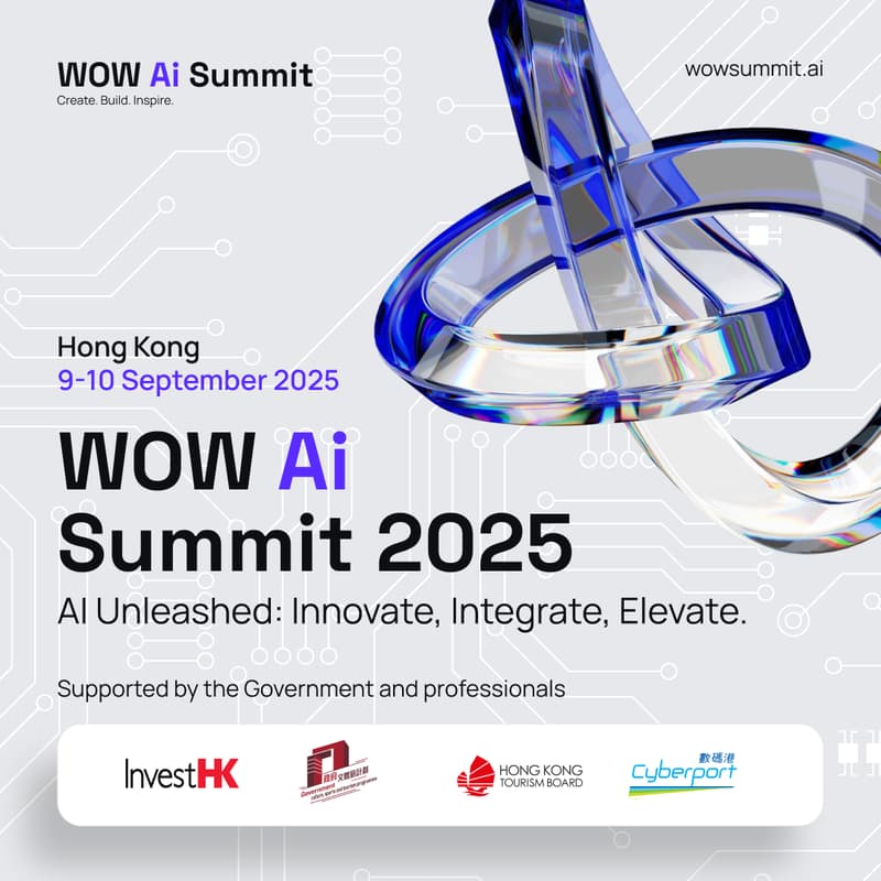 Cover Image for WOW Ai Summit Hong Kong  2025