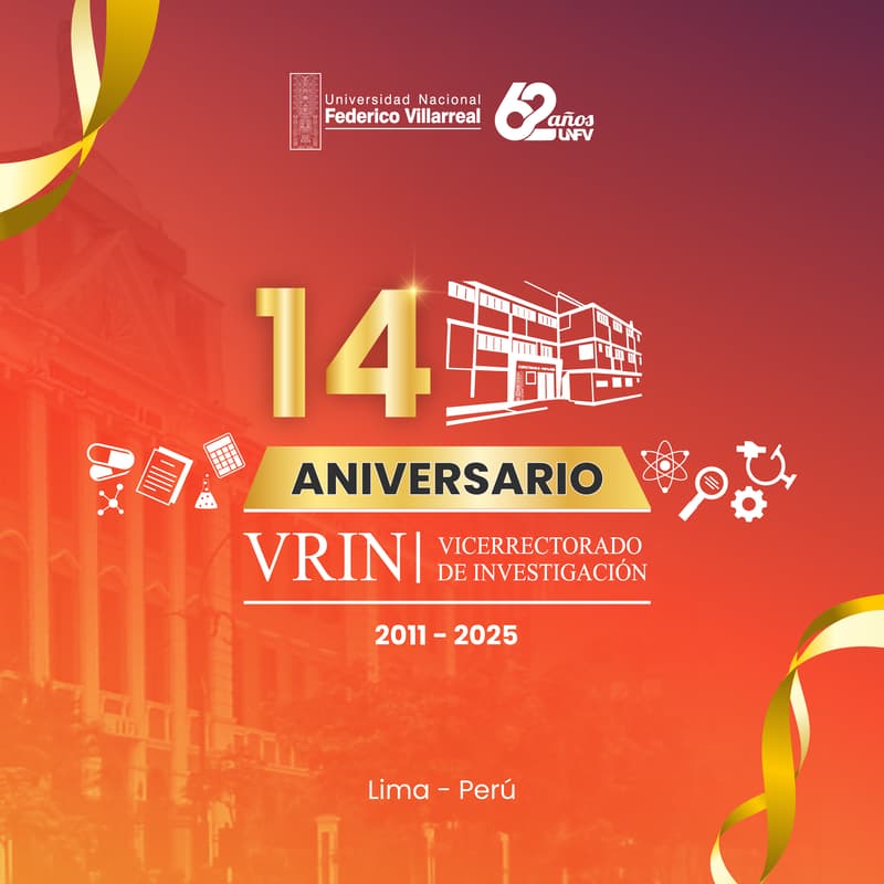 Cover Image for 14°Aniversario del Vicerrectorado de Investigación - UNFV