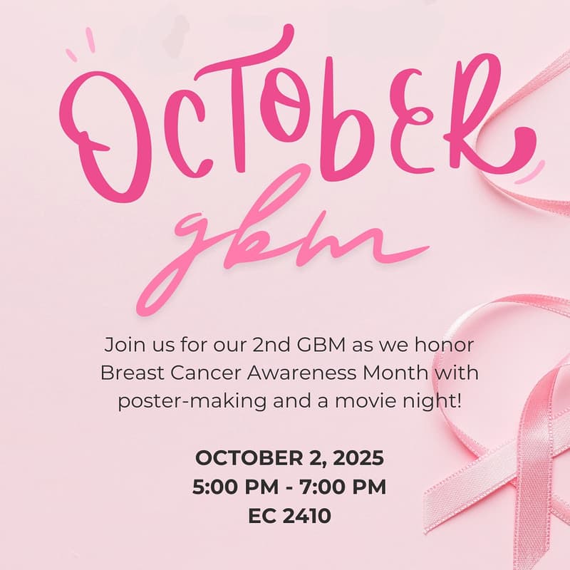 Cover Image for October GBM