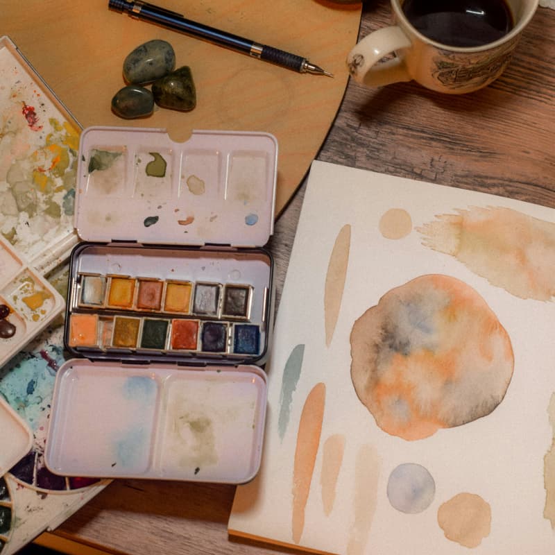 Cover Image for August Watercolour Painting